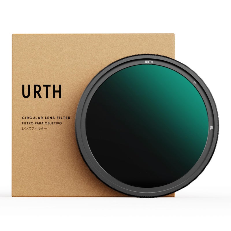 Urth 39mm ND2-400 Variable ND Lens Filter - 1-8.6 Stop Range, Ultra-Slim 20-Layer Nano-Coated Neutral Density Filter for Cameras - Image 1